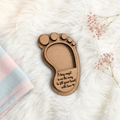 Baby Footprint Keepsake - Nursery Background