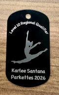 Personalized Sports Dog Tag — Laser-Engraved Metal Keepsake
