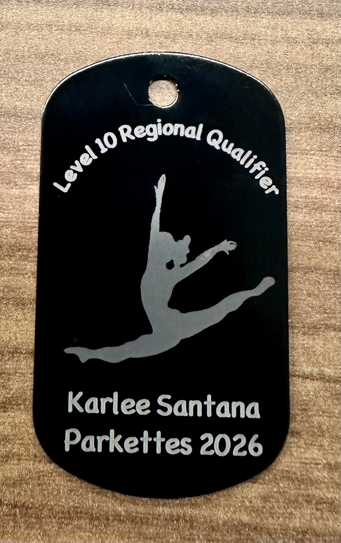 Personalized Sports Dog Tag — Laser-Engraved Metal Keepsake