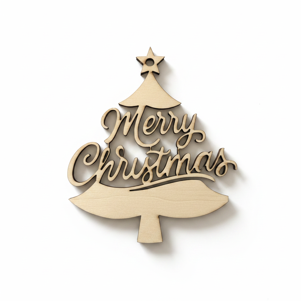 Merry Christmas Tree Ornament
